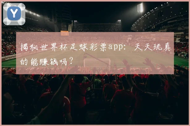 揭秘世界杯足球彩票app：天天玩真的能赚钱吗？